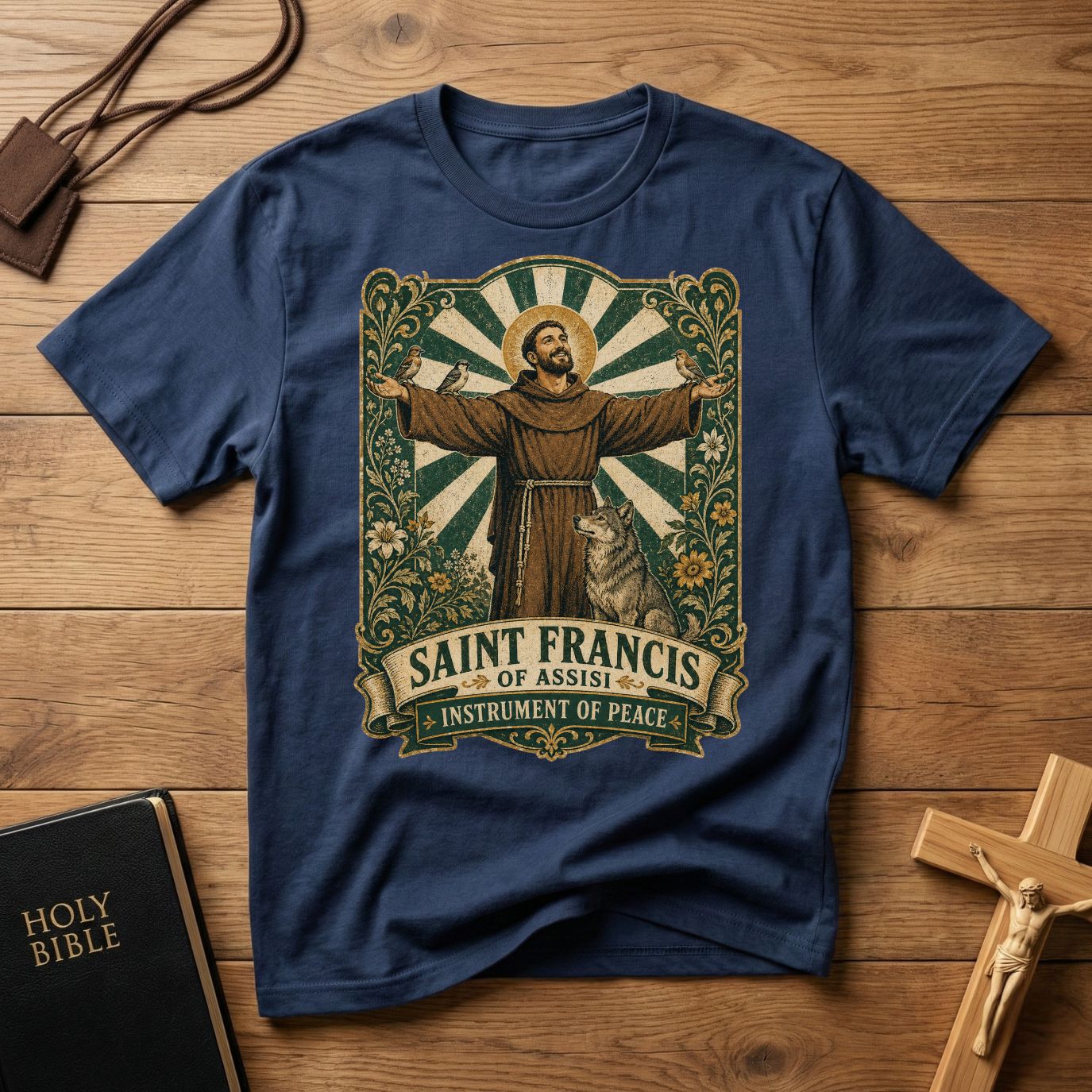Instrument of Peace St. Francis T-Shirt