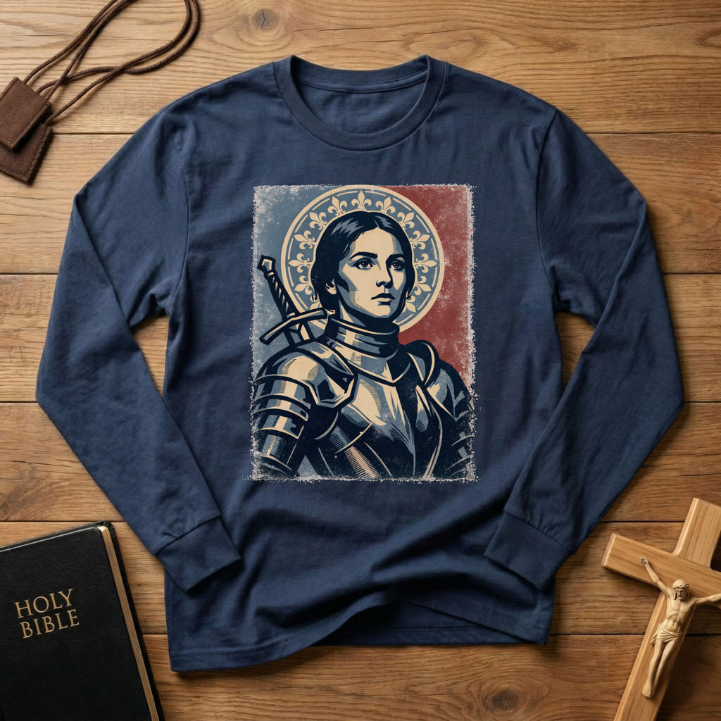 Joan of Arc Portrait Long Sleeve Shirt