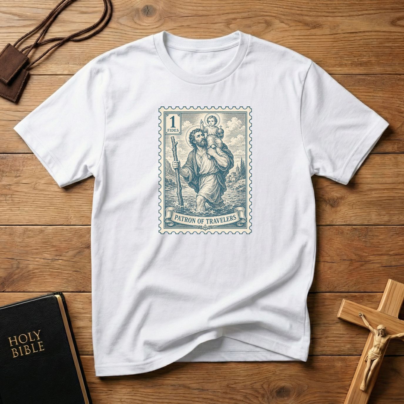 St. Christopher Stamp T-shirt