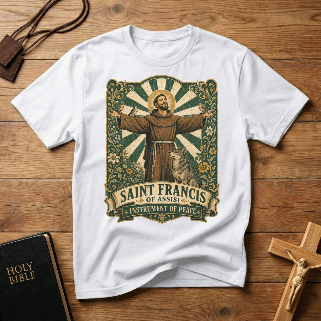 Instrument of Peace St. Francis T-Shirt