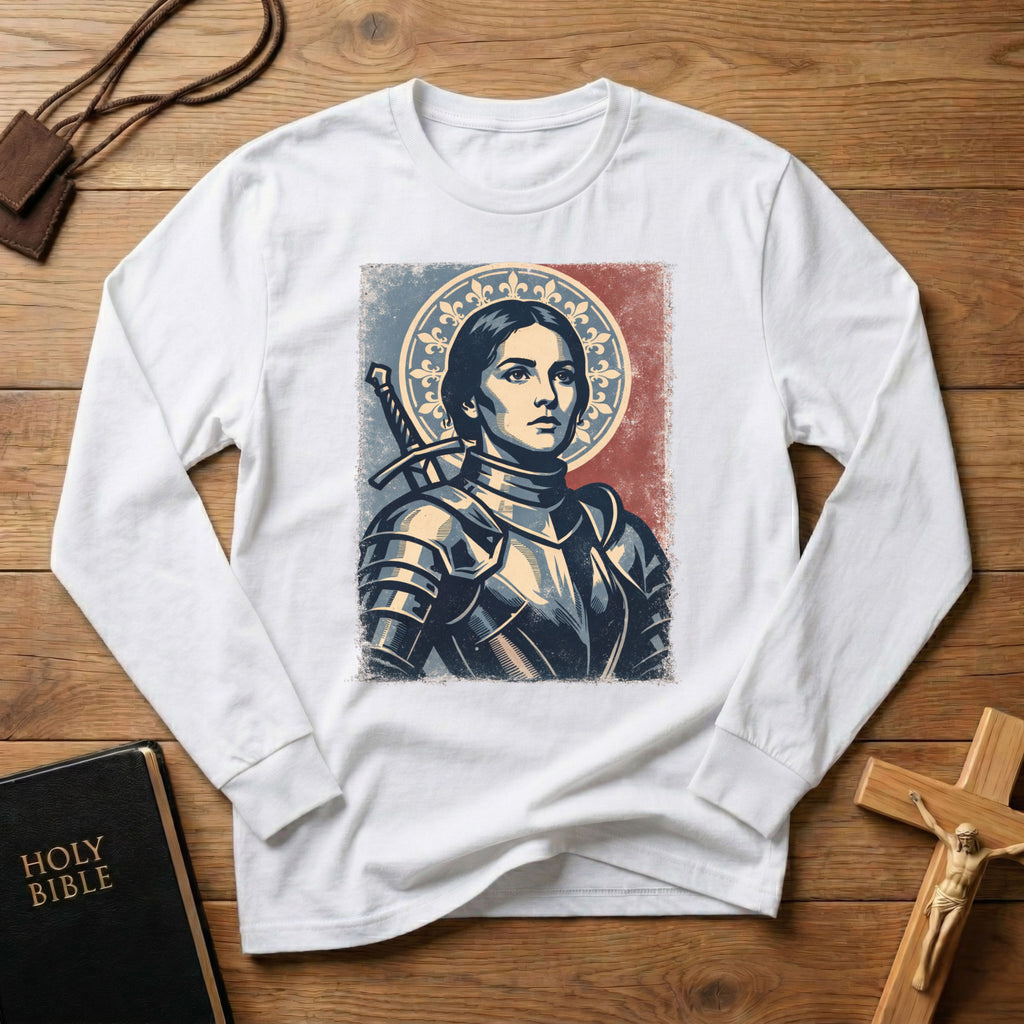 Joan of Arc Portrait Long Sleeve Shirt