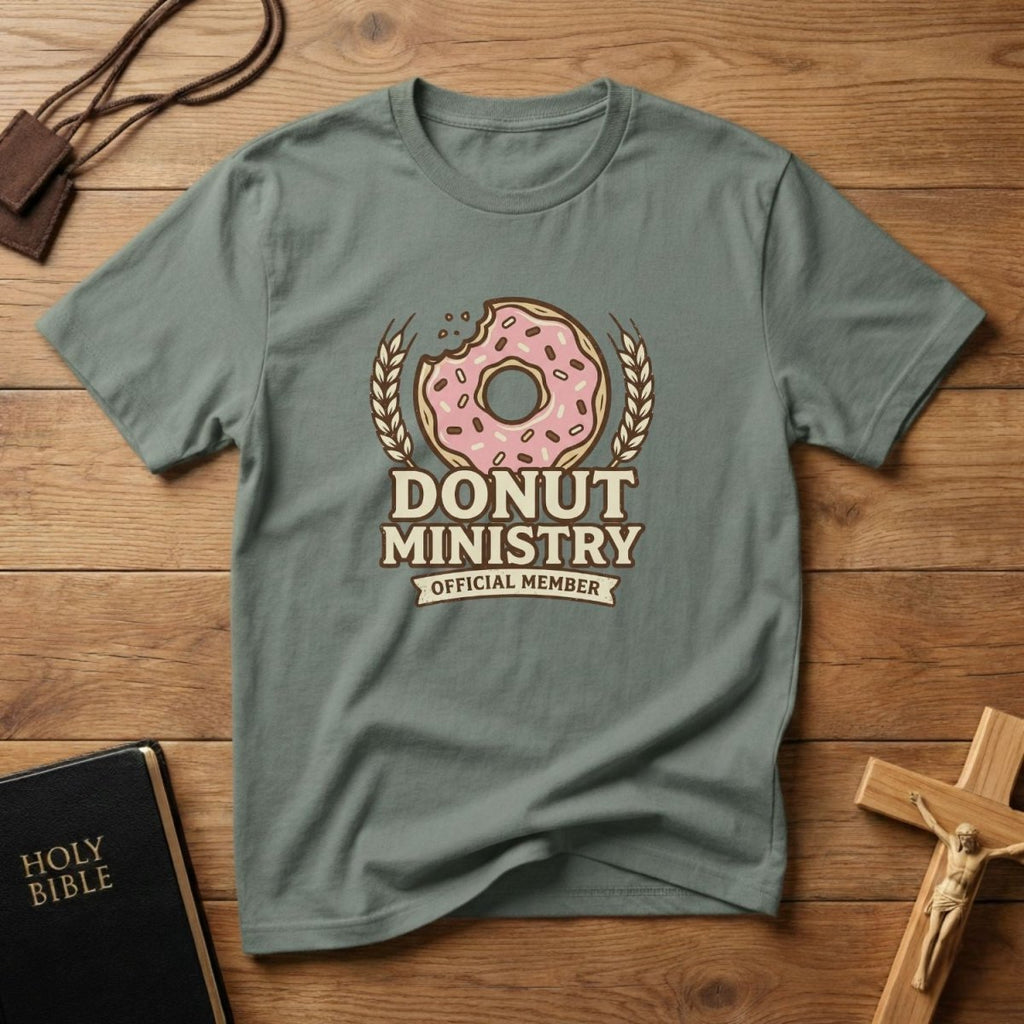 After Mass Donut Ministry T-Shirt - Tees to the Kingdom