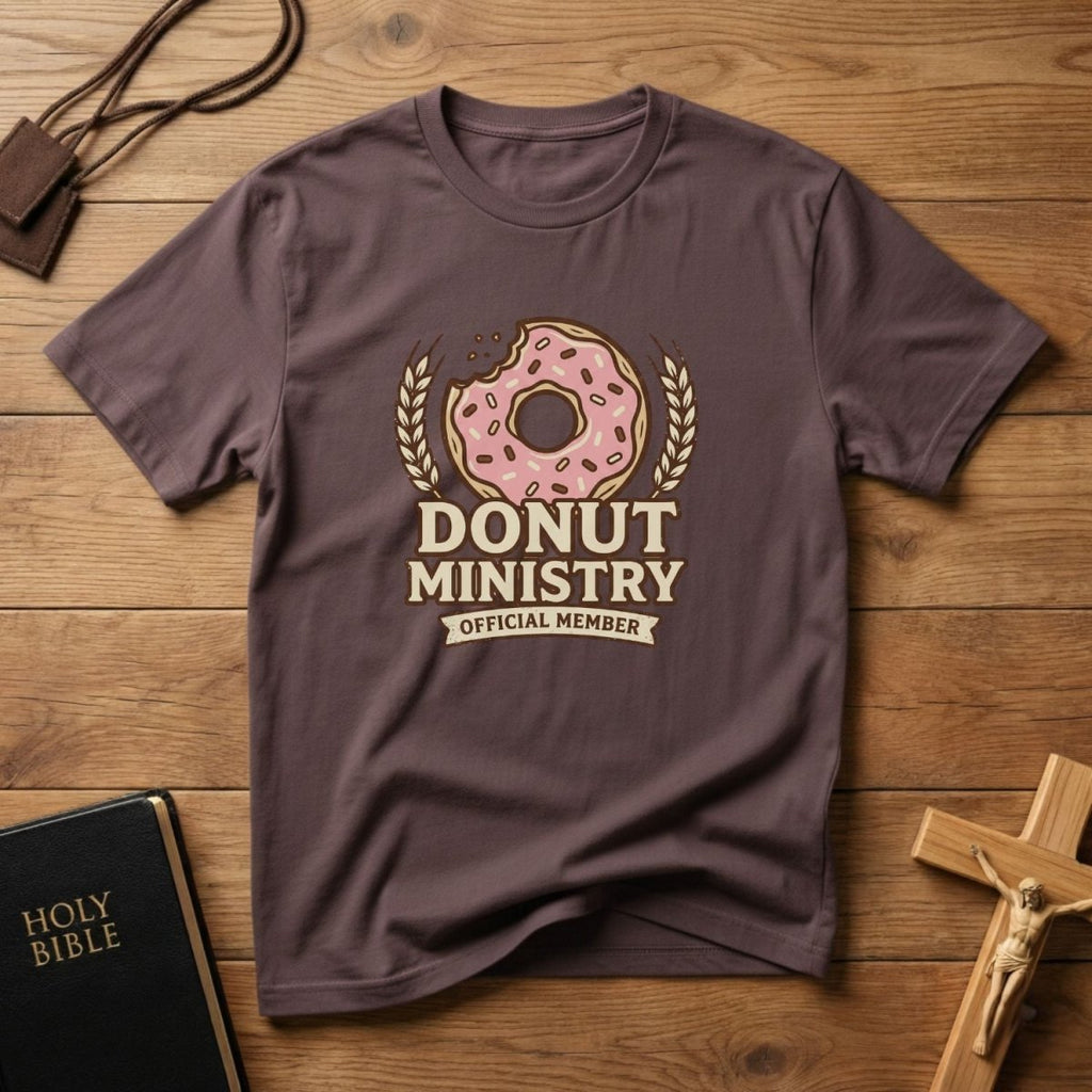 After Mass Donut Ministry T-Shirt - Tees to the Kingdom