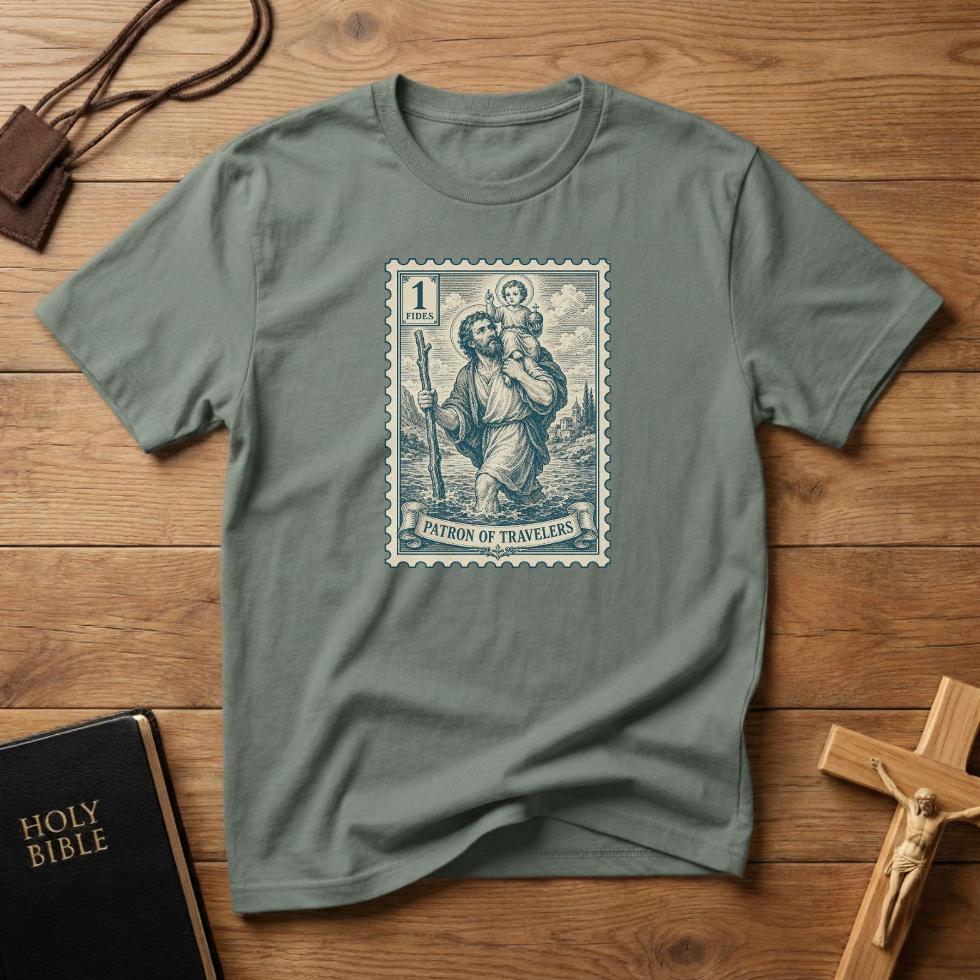 St. Christopher Stamp T-shirt