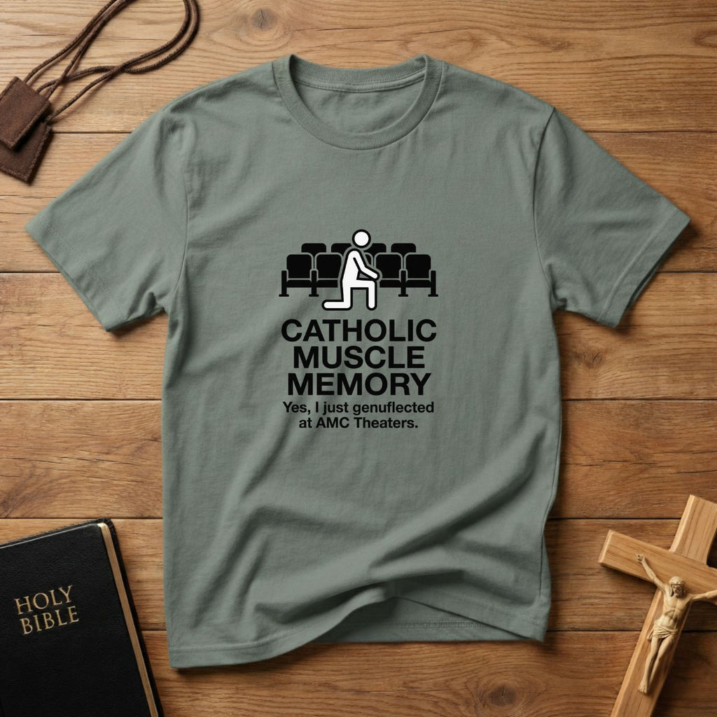 Catholic Muscle Memory T-shirt