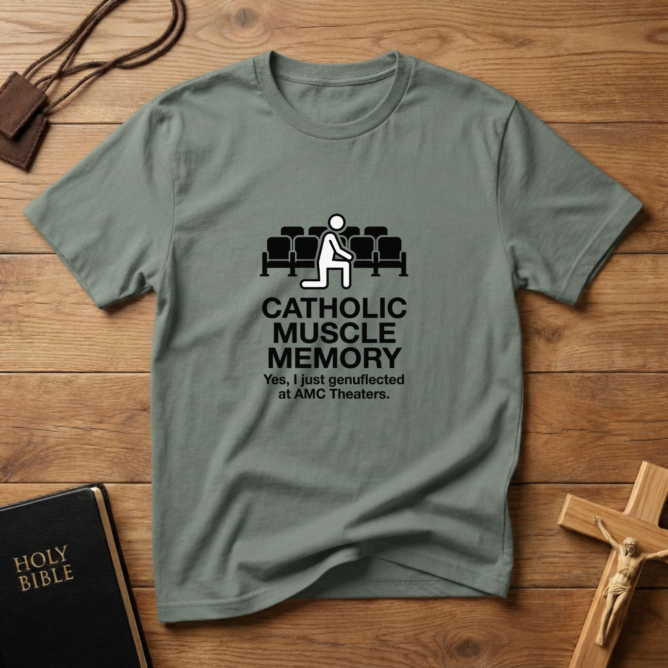 Catholic Muscle Memory T-shirt