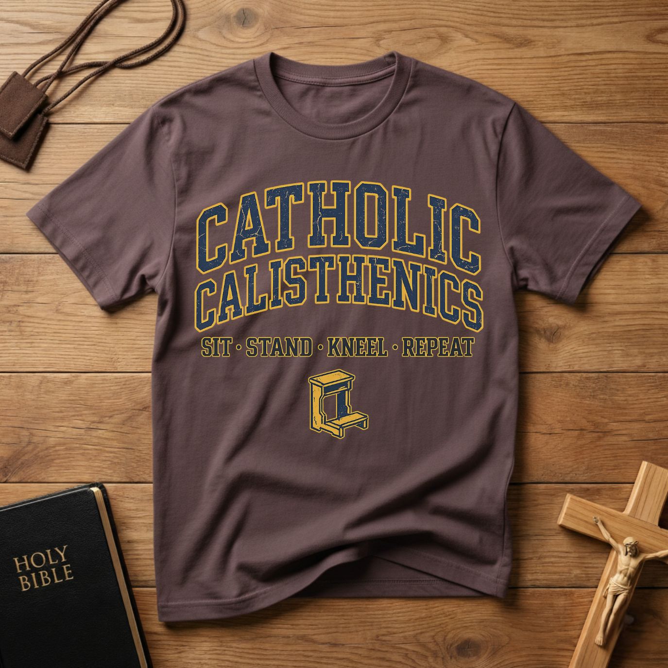 Catholic Calisthenics Colorful T-Shirt