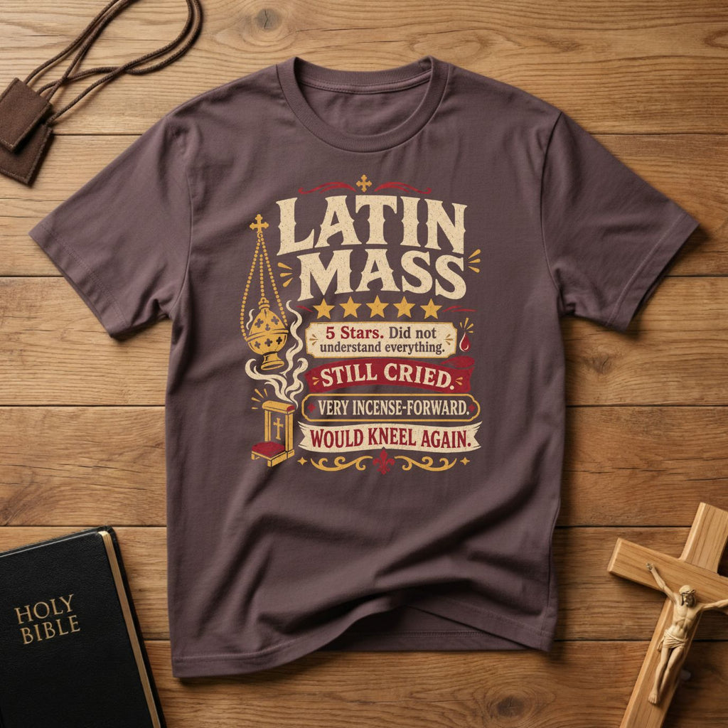 Latin Mass Review T-shirt