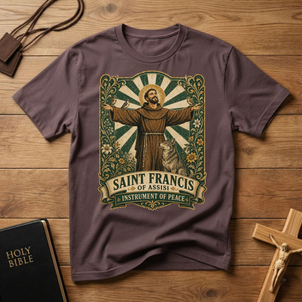 Instrument of Peace St. Francis T-Shirt