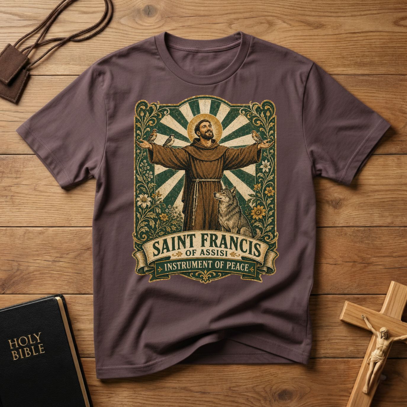 Instrument of Peace St. Francis T-Shirt