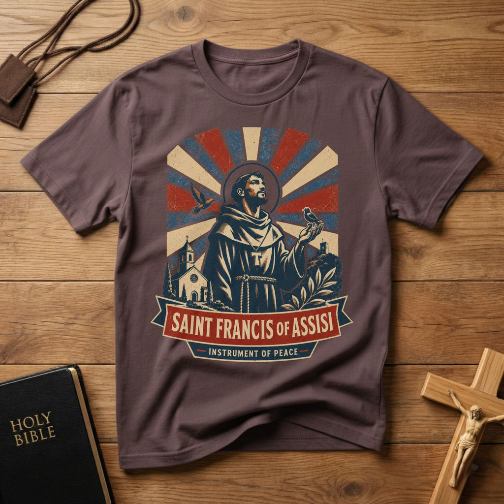 Saint Francis of Assisi Graphic T-Shirt