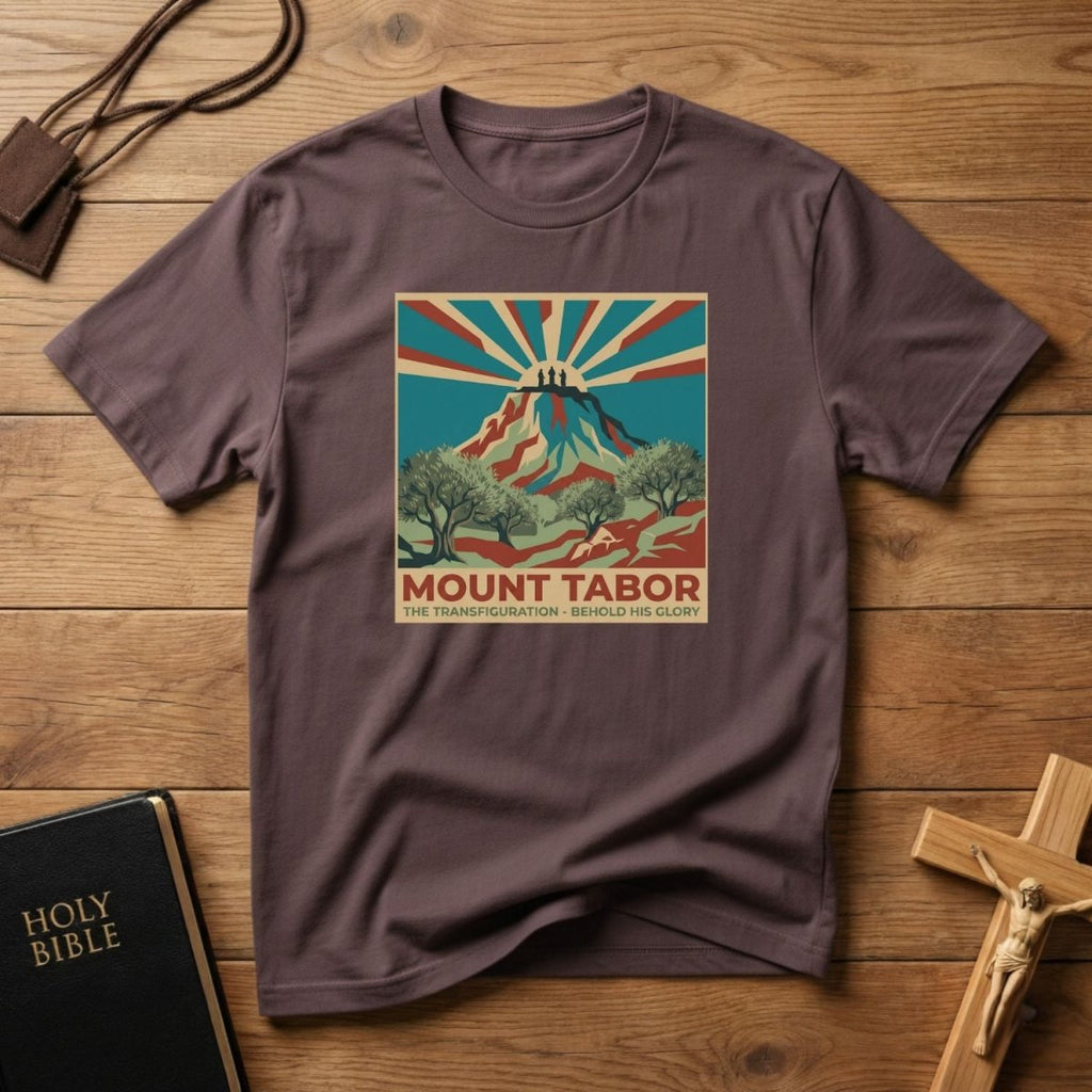 Mount Tabor Retro Mountain T-Shirt - Tees to the Kingdom