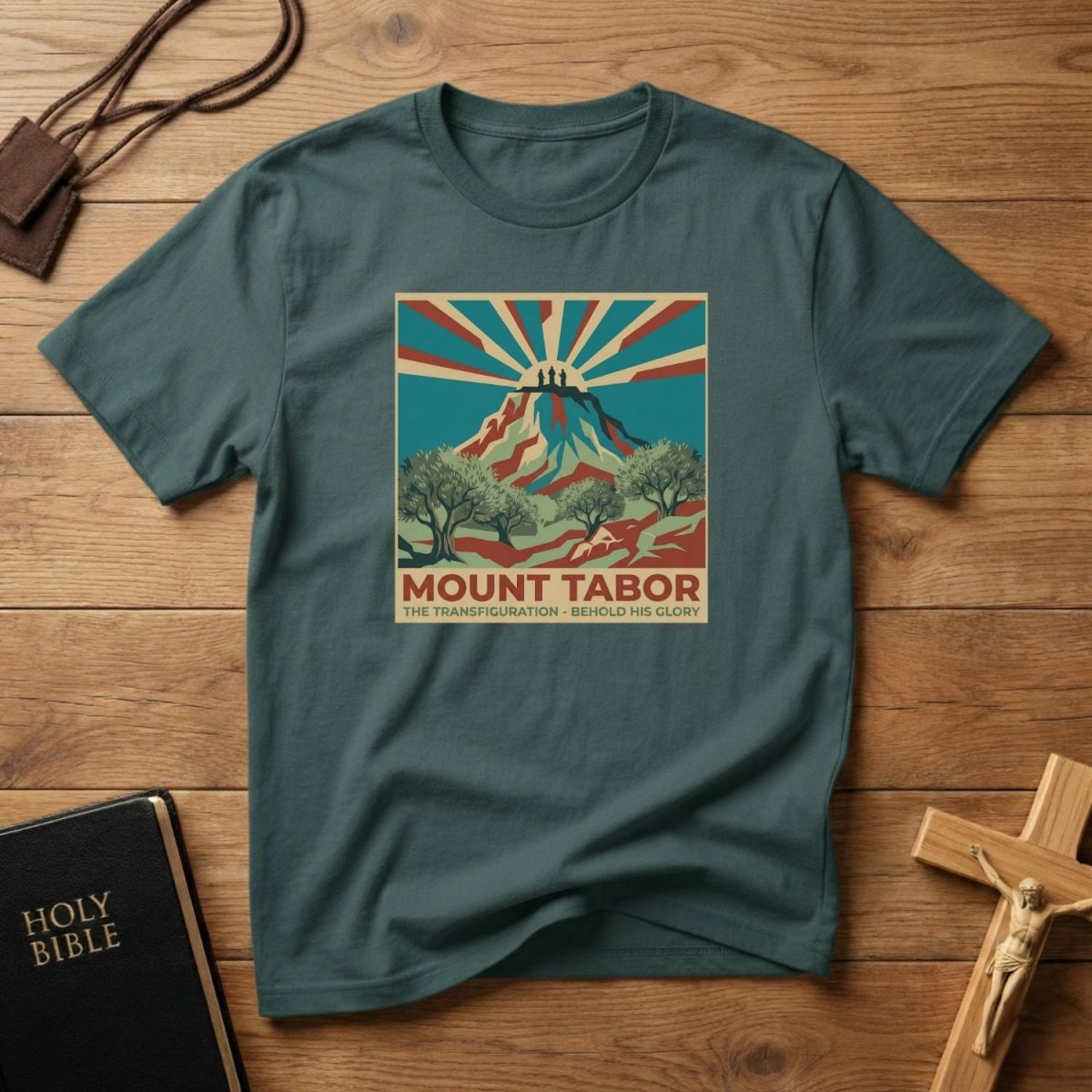 Mount Tabor Retro Mountain T-Shirt - Tees to the Kingdom