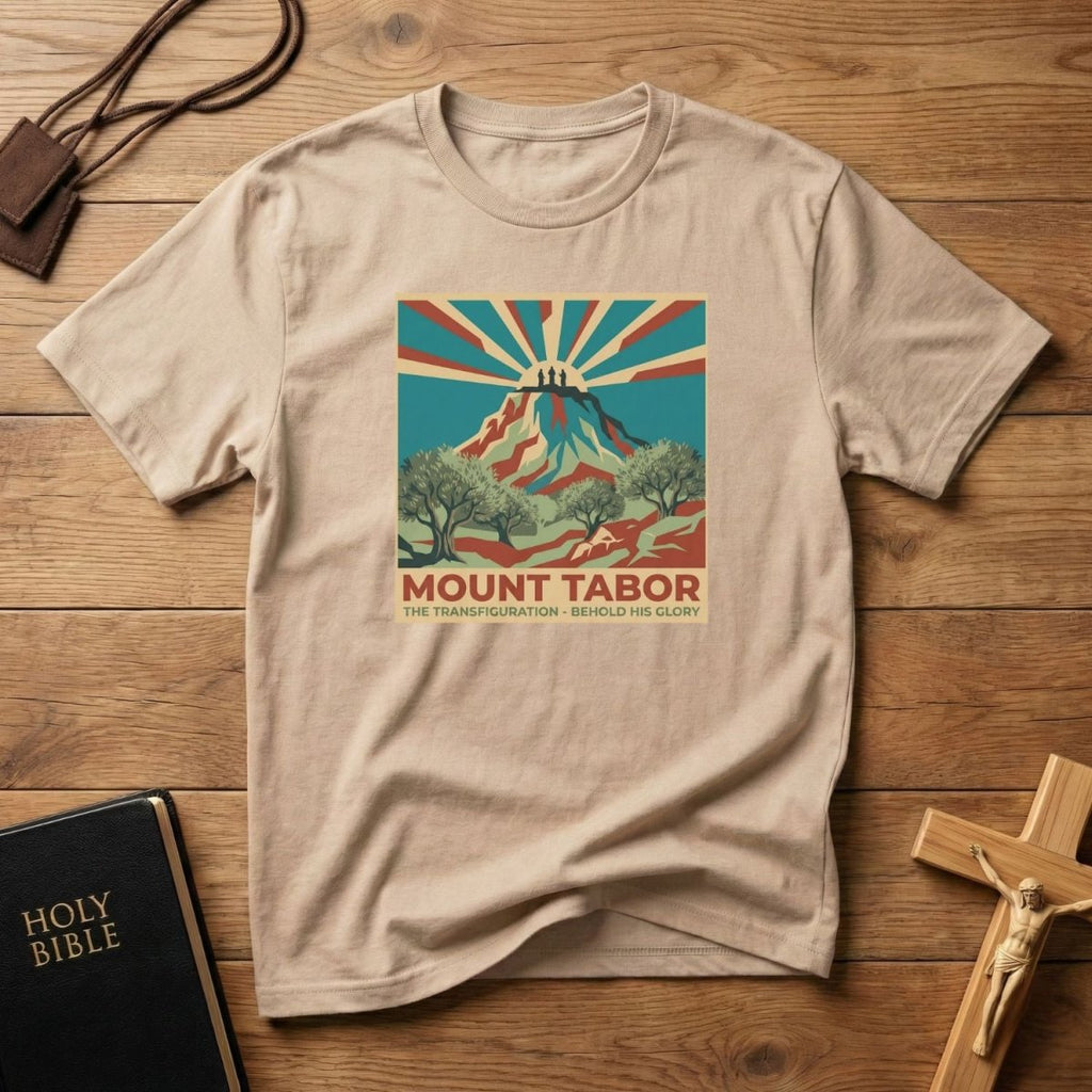 Mount Tabor Retro Mountain T-Shirt - Tees to the Kingdom