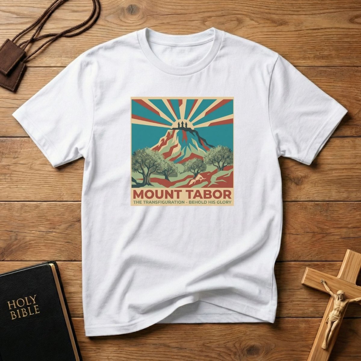 Mount Tabor Retro Mountain T-Shirt - Tees to the Kingdom