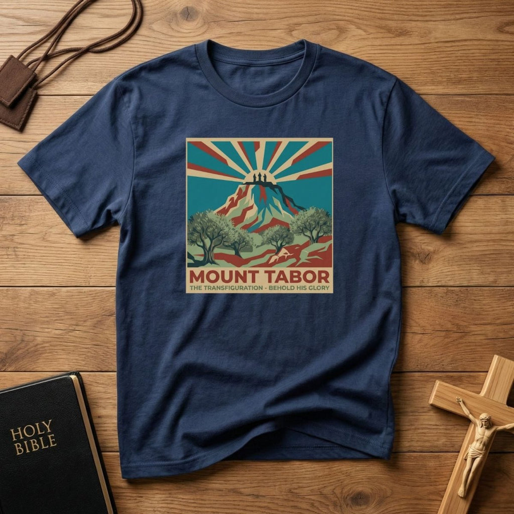 Mount Tabor Retro Mountain T-Shirt - Tees to the Kingdom