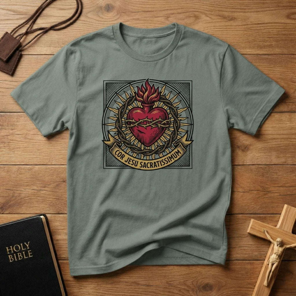 Sacred Heart T-Shirt - Tees to the Kingdom