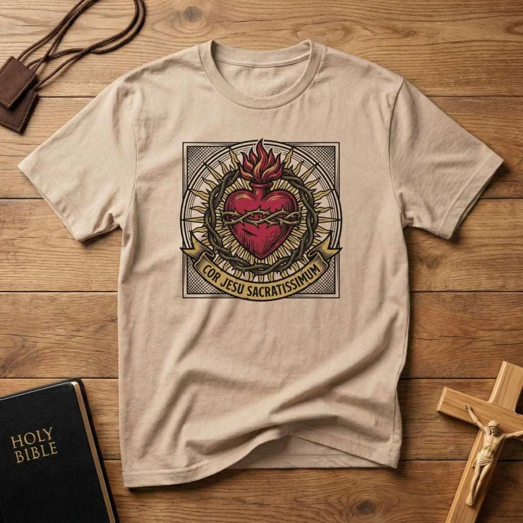 Sacred Heart T-Shirt - Tees to the Kingdom