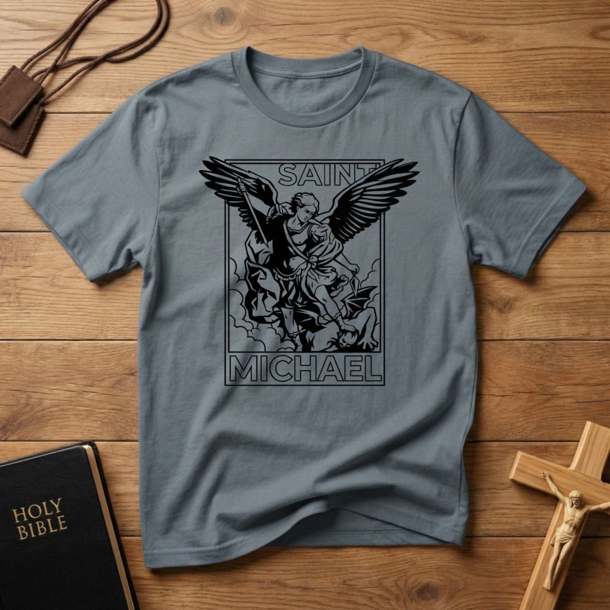 Saint Michael Graphic T-Shirt - Tees to the Kingdom