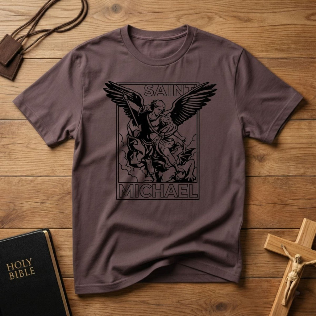Saint Michael Graphic T-Shirt - Tees to the Kingdom