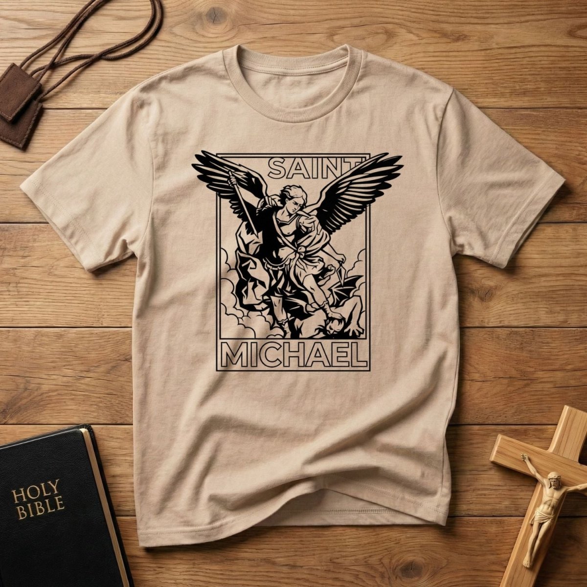Saint Michael Graphic T-Shirt - Tees to the Kingdom