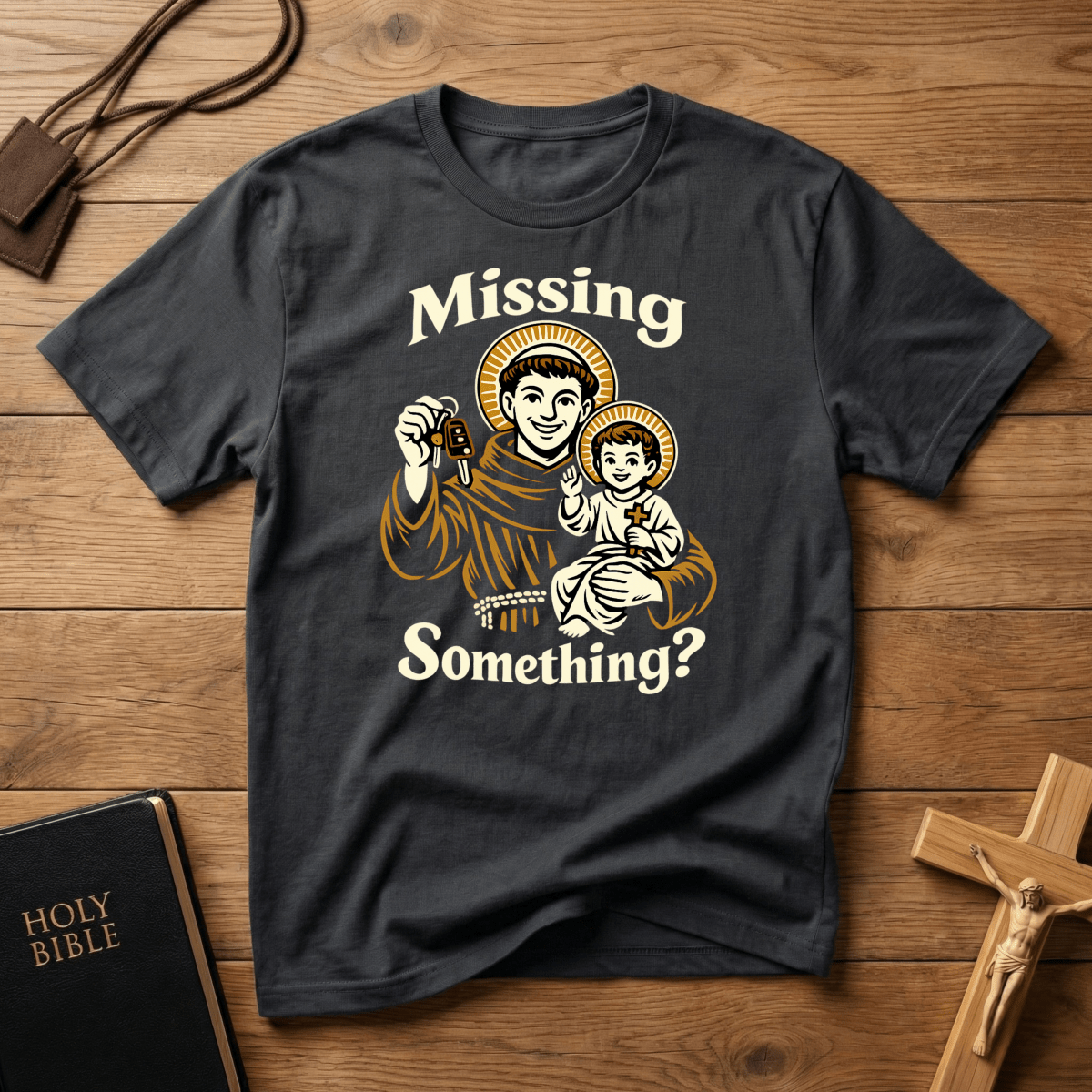 St. Anthony Pray for Us T-Shirt - Tees to the Kingdom