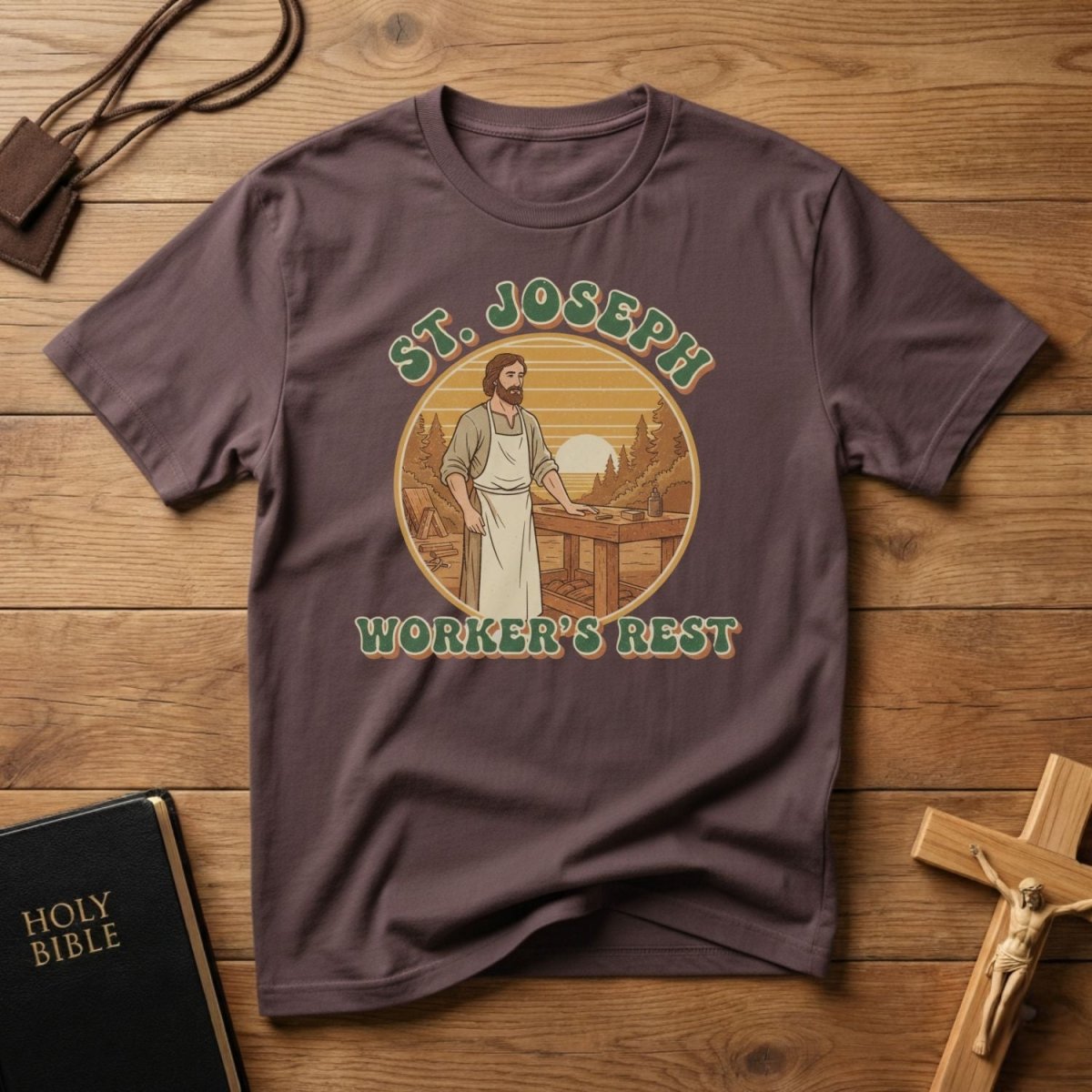 St. Joseph “Worker’s Rest” T-Shirt - Tees to the Kingdom