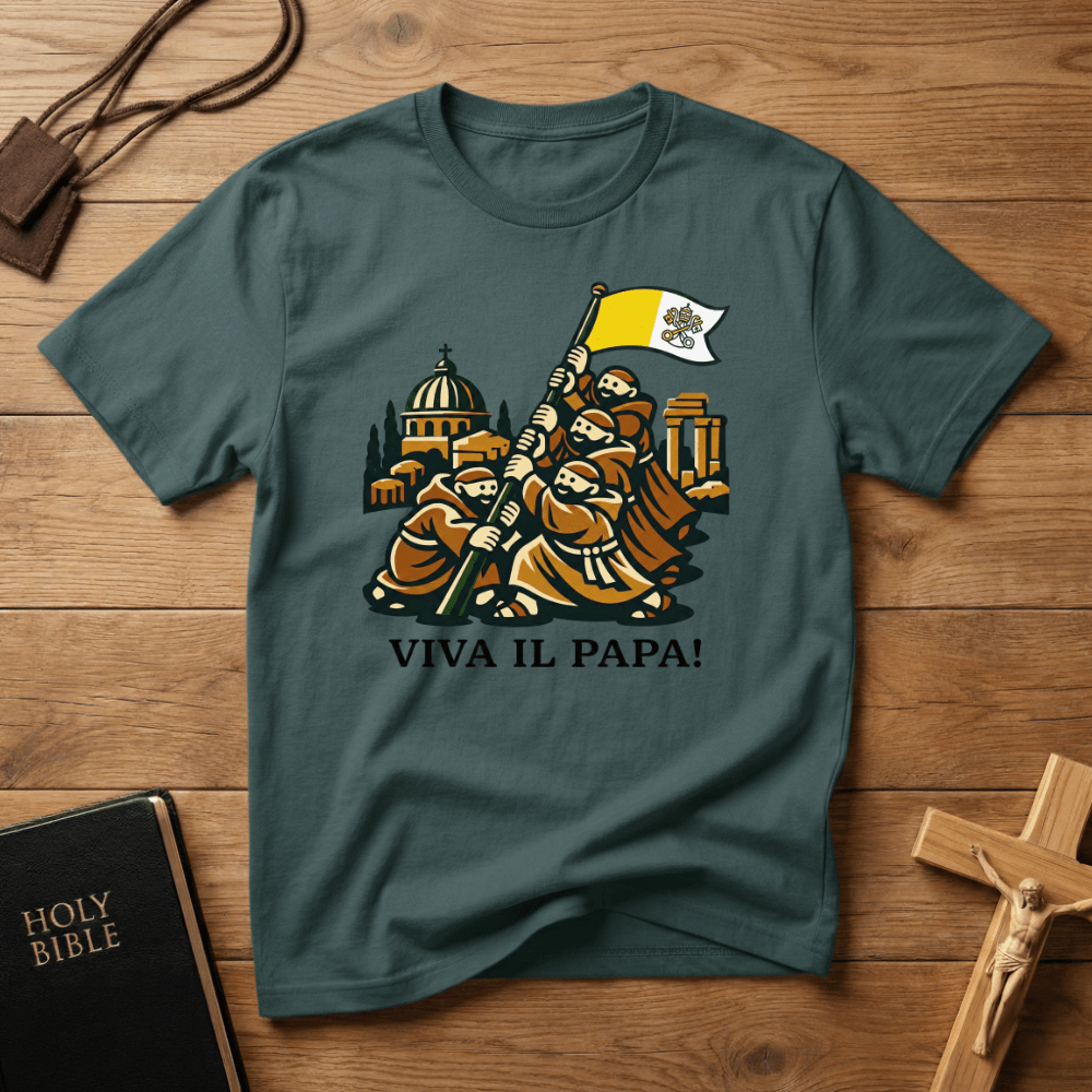Viva Il Papa! T-Shirt - Tees to the Kingdom