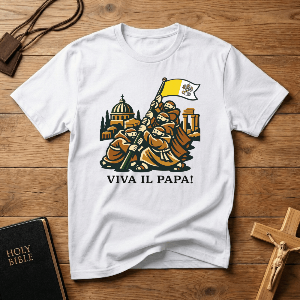 Viva Il Papa! T-Shirt - Tees to the Kingdom