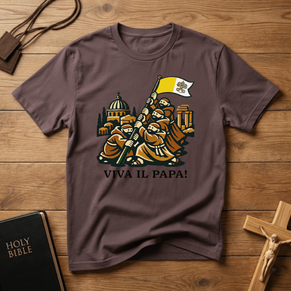 Viva Il Papa! T-Shirt - Tees to the Kingdom