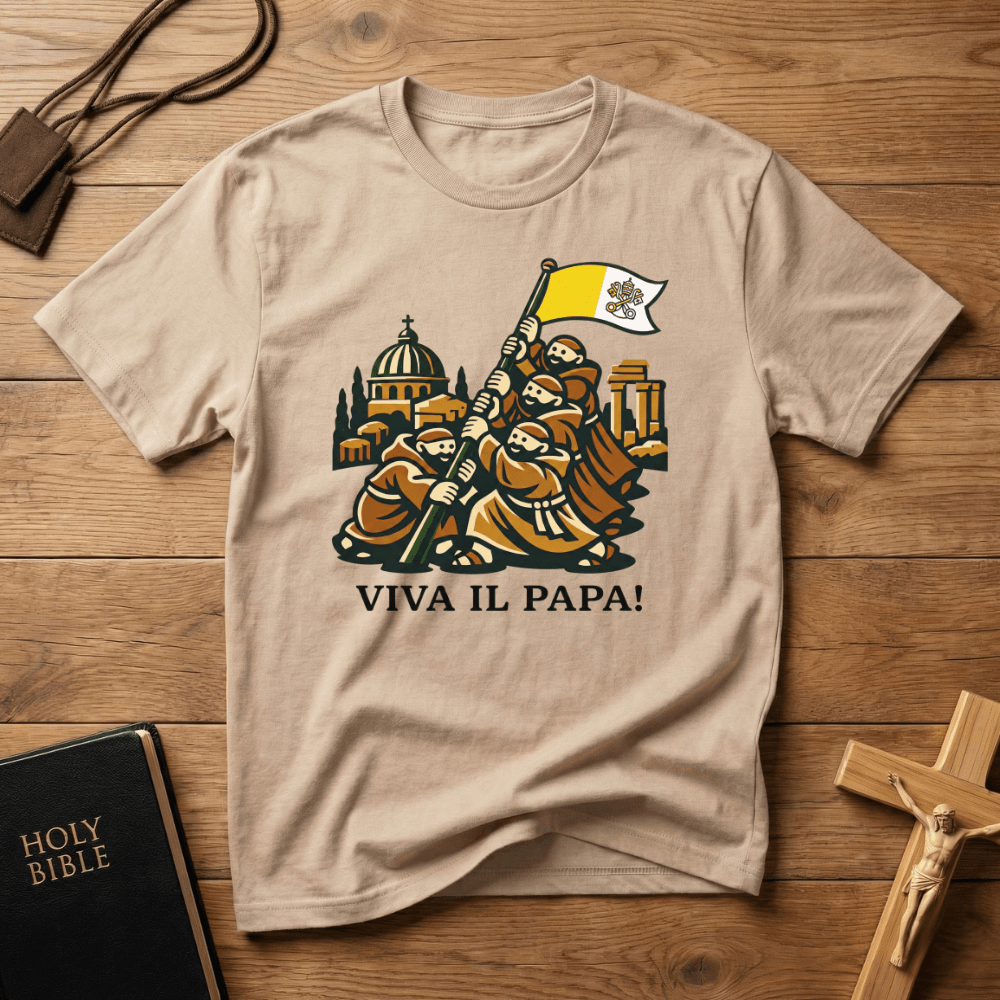 Viva Il Papa! T-Shirt - Tees to the Kingdom